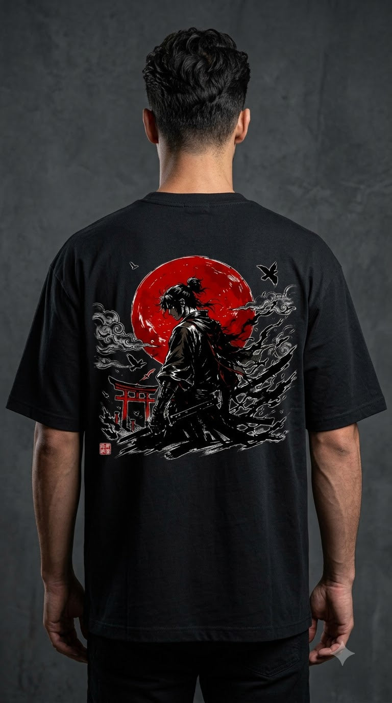 Streetwear Anime Graphic Heavyweight Tee by AuraReiment