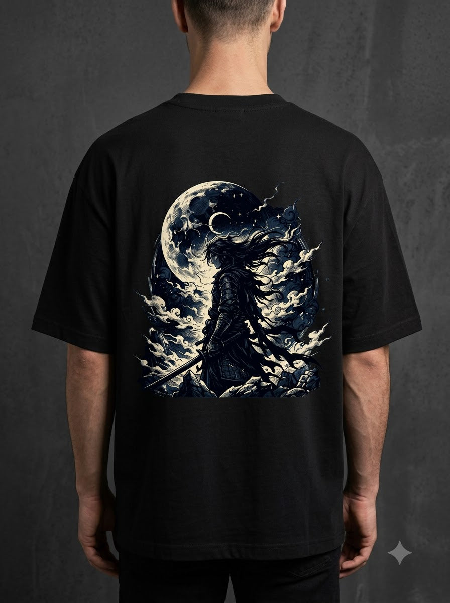 Shadow Monarch Anime Graphic Oversized Tee
