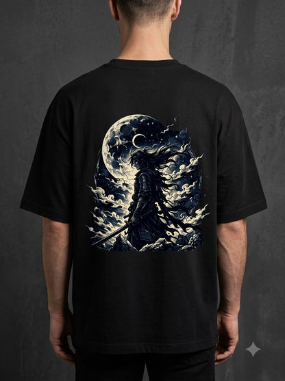 Shadow Monarch Anime Graphic Oversized Tee by AuraReiment