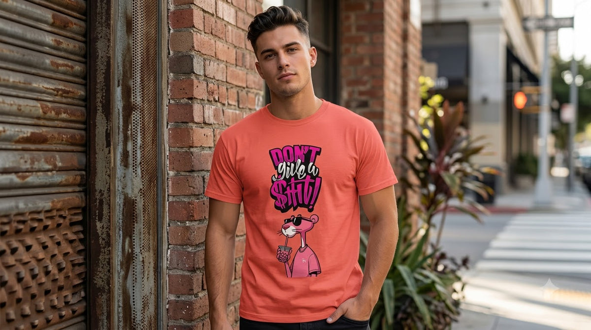 The "Don't Give A Sh!t" Classic Crew Tee by AuraReiment