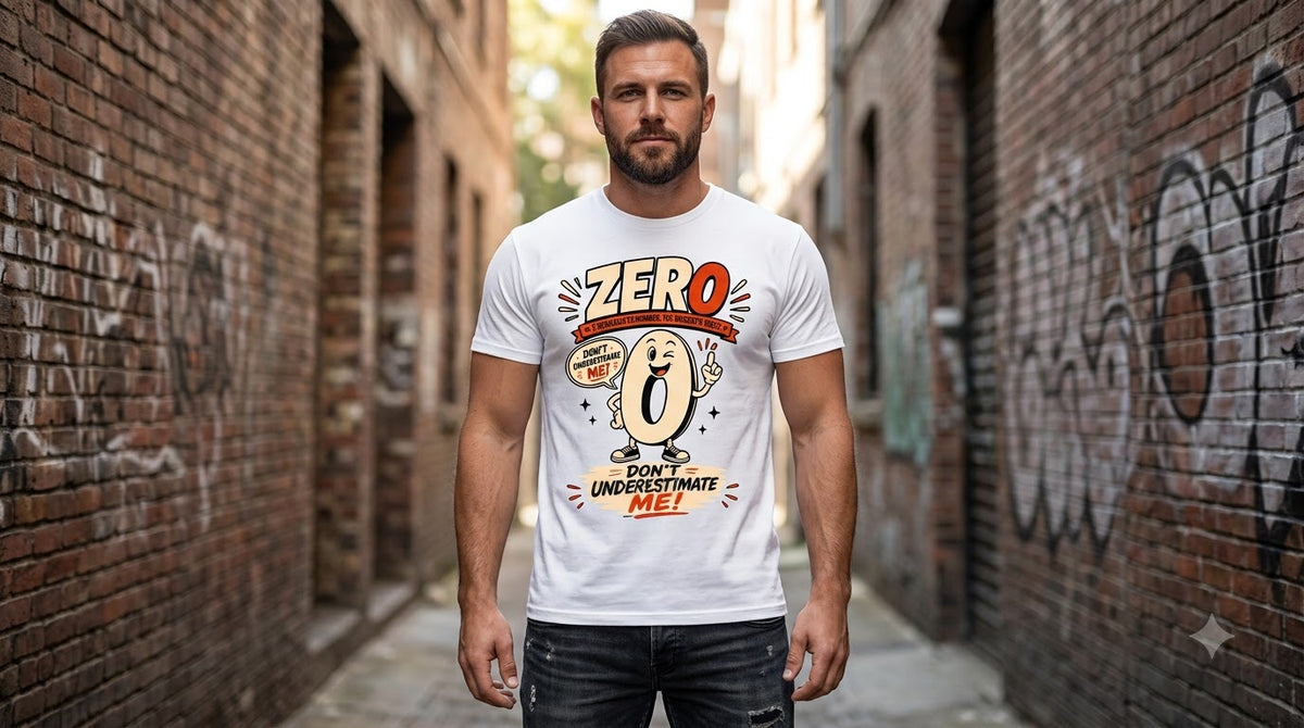 "ZERO – Don't Underestimate Me!" Graphic Classic Crew Tee by AuraReiment