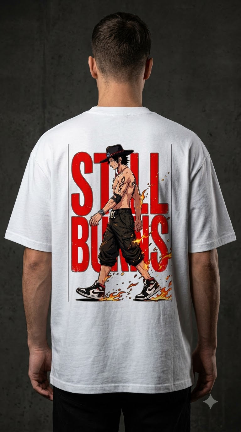Streetwear Heavyweight Anime Graphic Oversized Tee