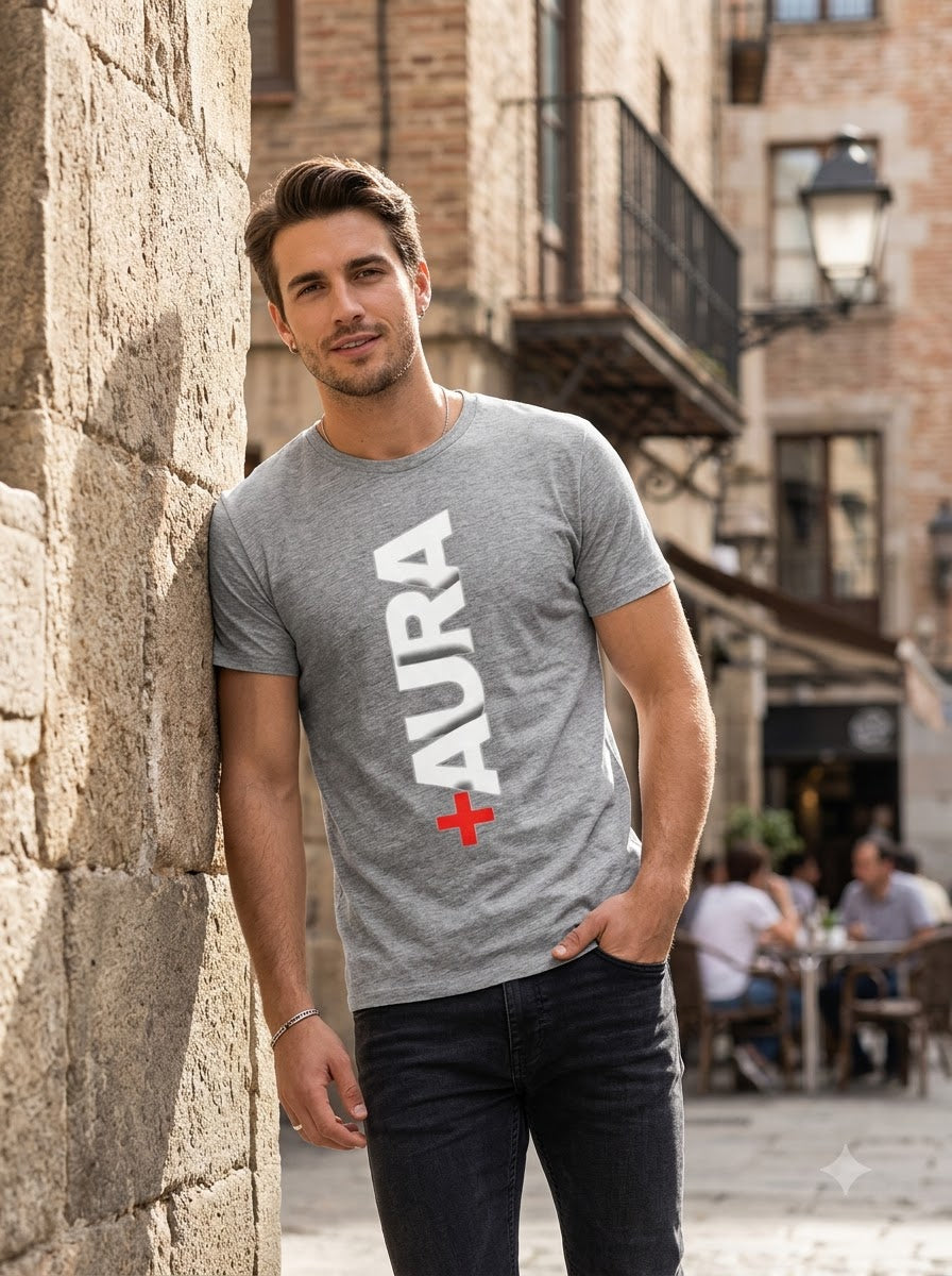 "AURA" Graphic Streetwear Unisex Crew Tee by AuraReiment