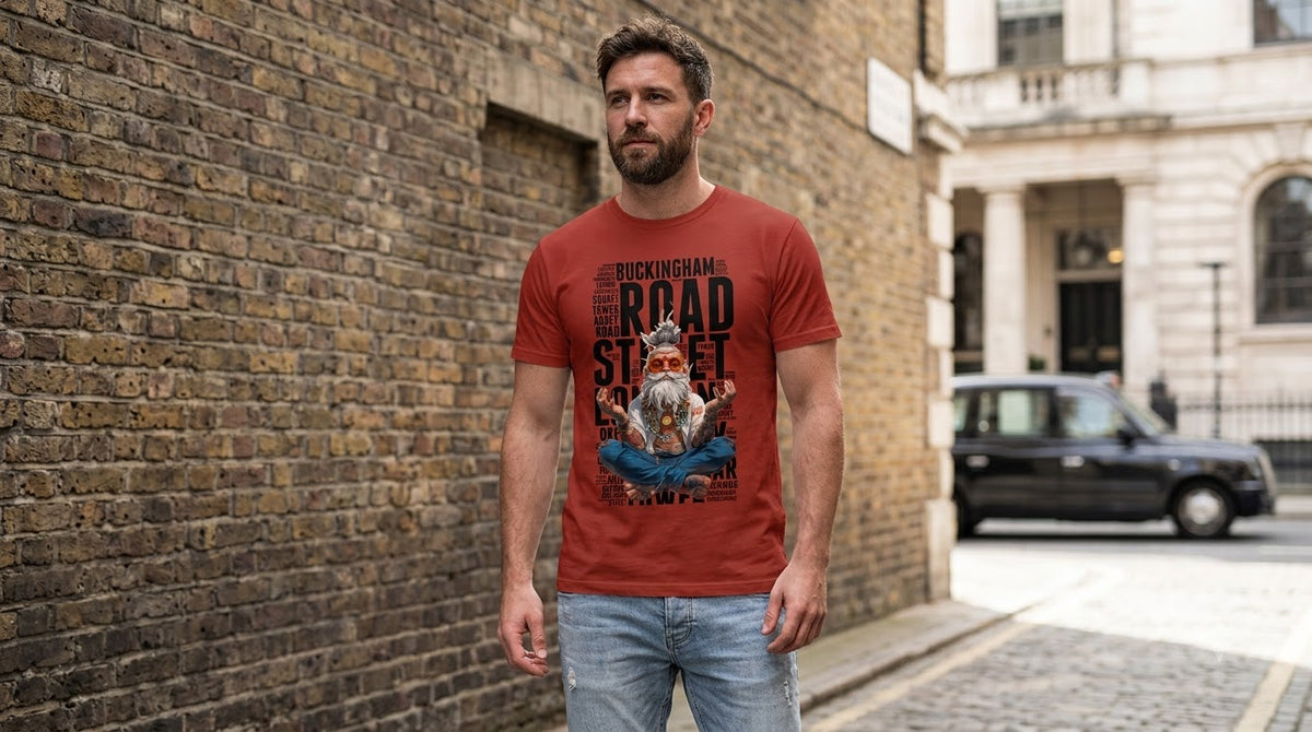 Buckingham Road Street Graphic Classic Crew Tee by AuraReiment