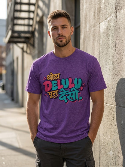 Thoda Delulu Pura Desi Graphic Tee