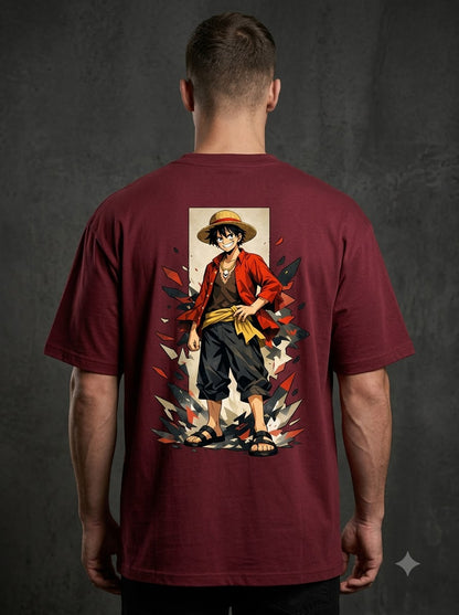 Anime-Inspired Graphic Oversized Tee by AuraReiment
