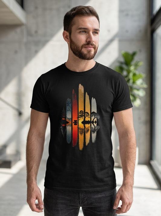 Vibe-Focused: Soul & Mindset Nature Reflection Tee by AuraReiment