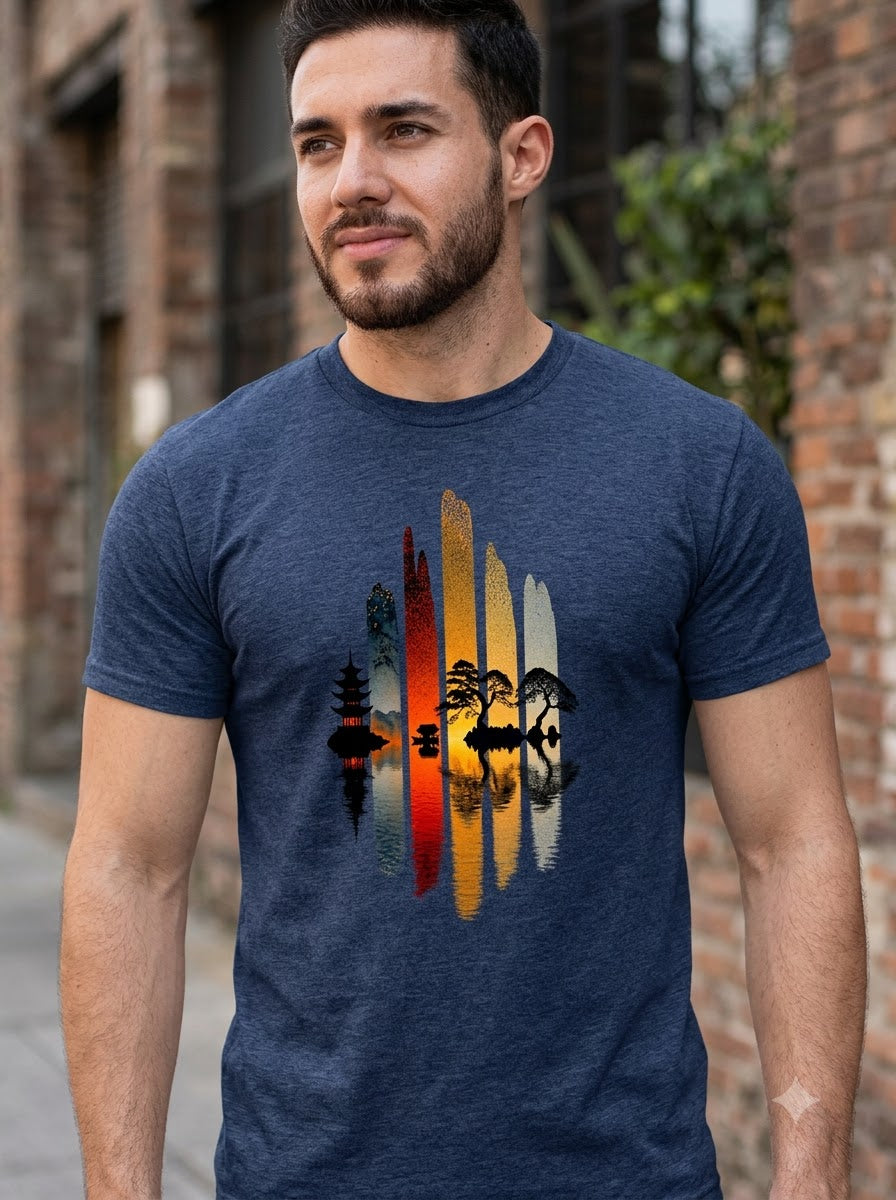 Vibe-Focused: Soul & Mindset Nature Reflection Tee by AuraReiment