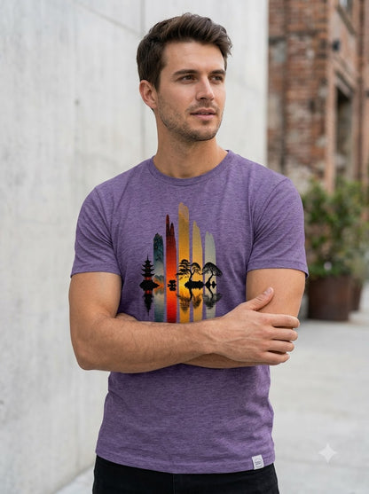 Vibe-Focused: Soul & Mindset Nature Reflection Tee by AuraReiment