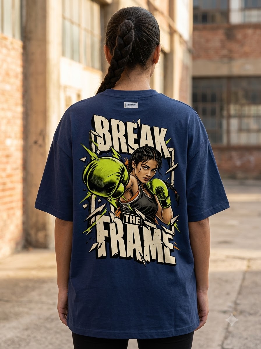 "Break The Frame" Oversized Graphic Tee