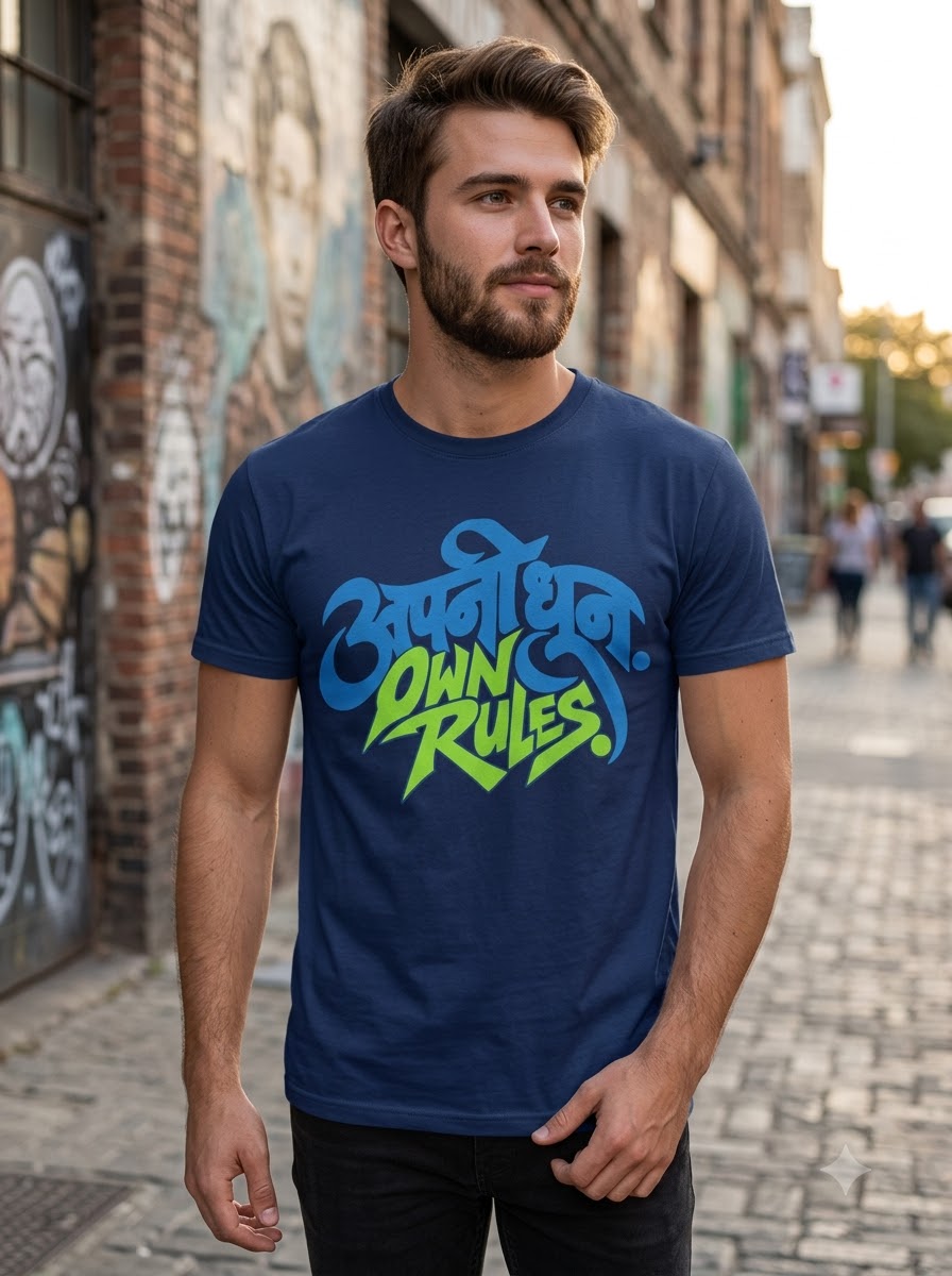 Apni Dhun – Own Rules Graphic Tee