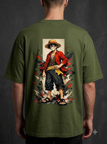 Anime-Inspired Graphic Oversized Tee by AuraReiment