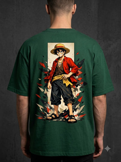 Anime-Inspired Graphic Oversized Tee by AuraReiment