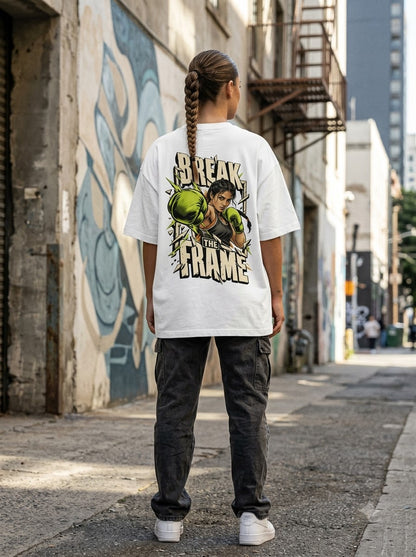 "Break The Frame" Oversized Graphic Tee