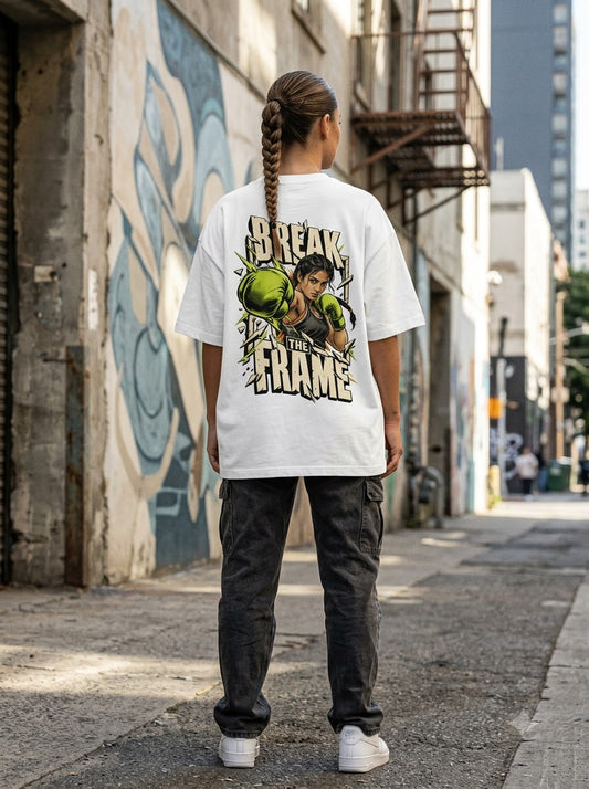 "Break The Frame" Oversized Graphic Tee