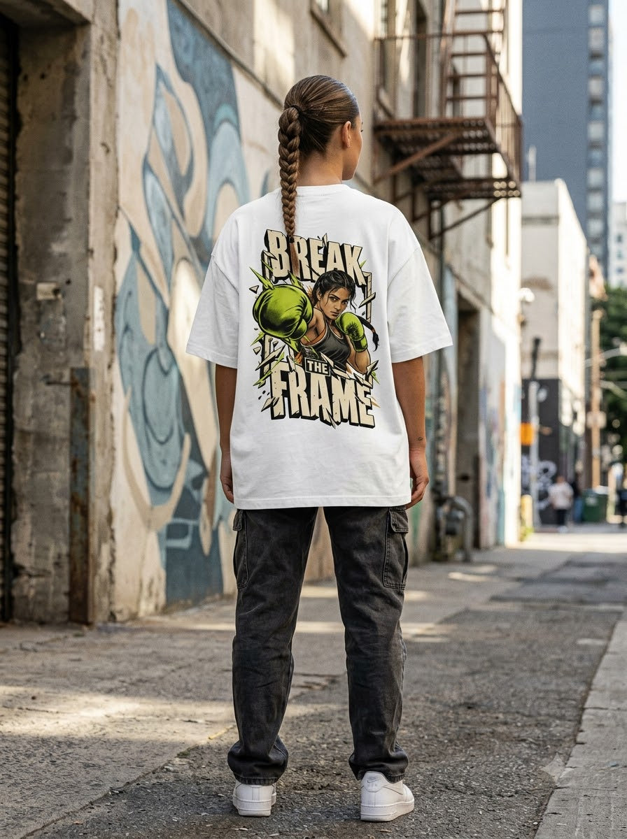 "Break The Frame" Oversized Graphic Tee