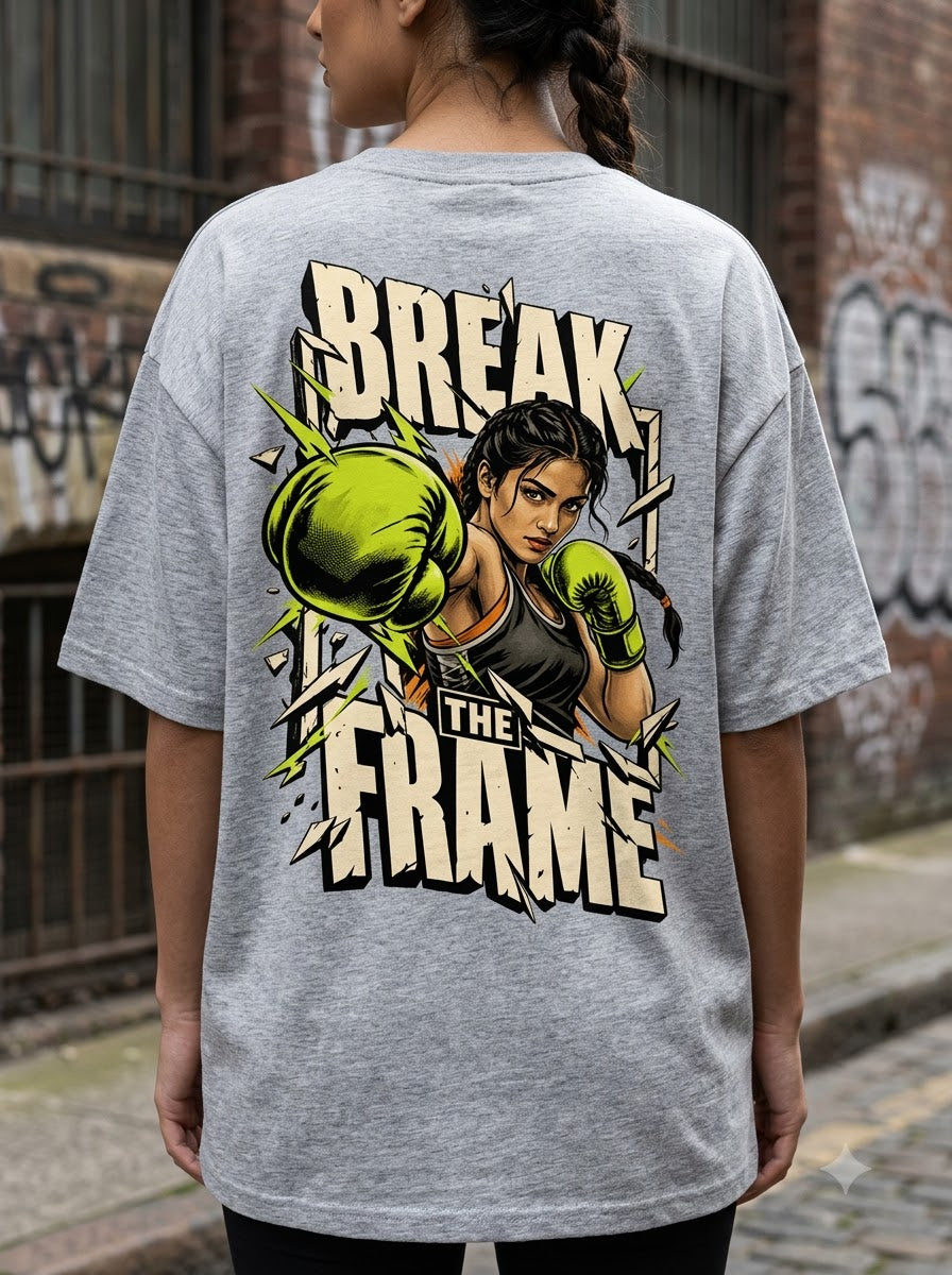 "Break The Frame" Oversized Graphic Tee