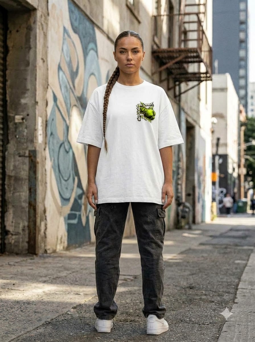 "Break The Frame" Oversized Graphic Tee