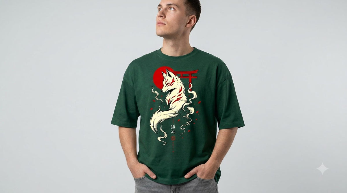 Heavyweight Streetwear Anime Oversized Tee by AuraReiment