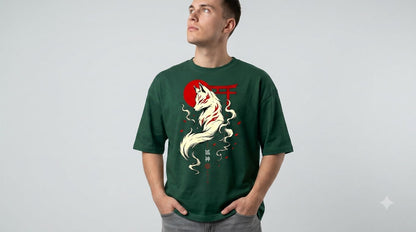 Heavyweight Streetwear Anime Oversized Tee by AuraReiment