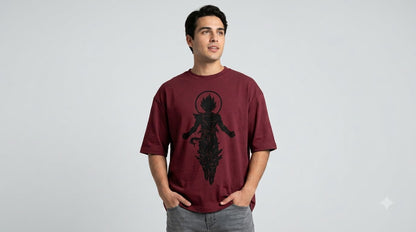 Shadow Graphic Heavyweight Oversized Tee by AuraReiment