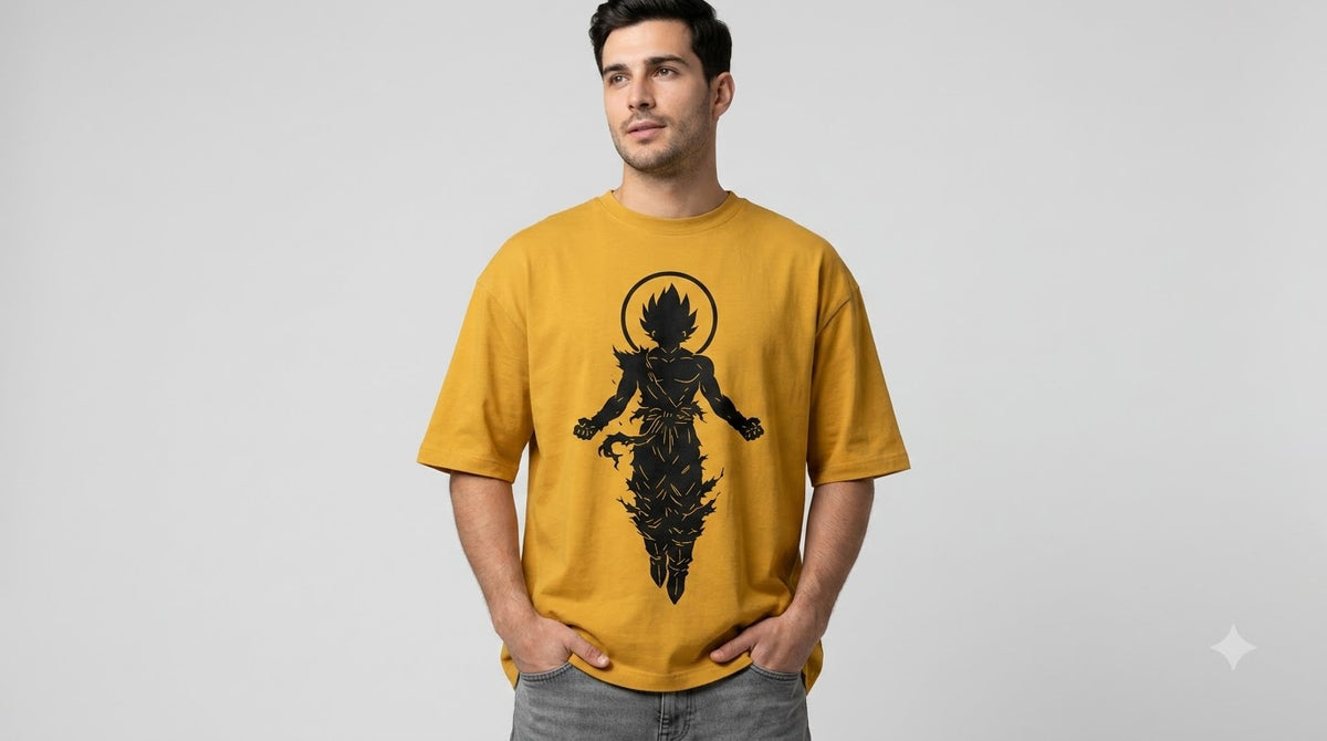 Shadow Graphic Heavyweight Oversized Tee by AuraReiment