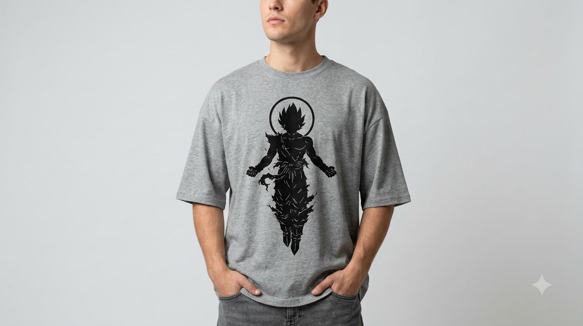 Shadow Graphic Heavyweight Oversized Tee by AuraReiment