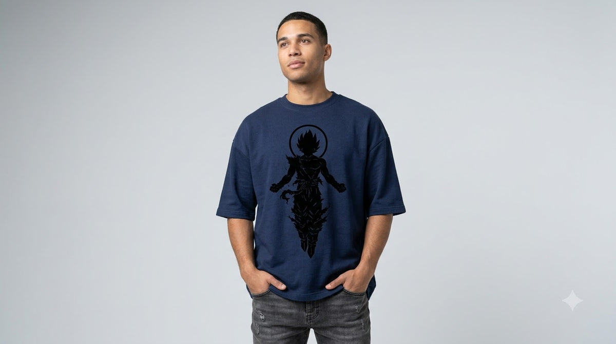 Shadow Graphic Heavyweight Oversized Tee by AuraReiment