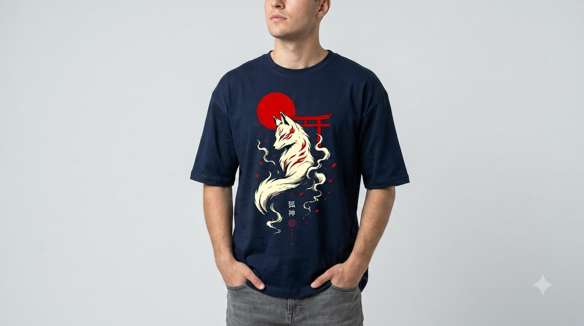 Heavyweight Streetwear Anime Oversized Tee by AuraReiment