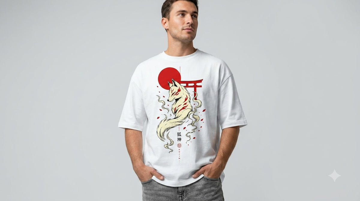 Heavyweight Streetwear Anime Oversized Tee by AuraReiment