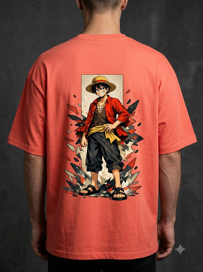 Anime-Inspired Graphic Oversized Tee by AuraReiment