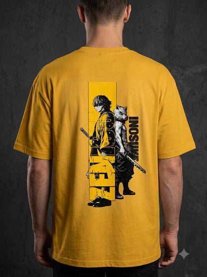 "Thunder Breathing" Graphic Oversized Tee by AuraReiment