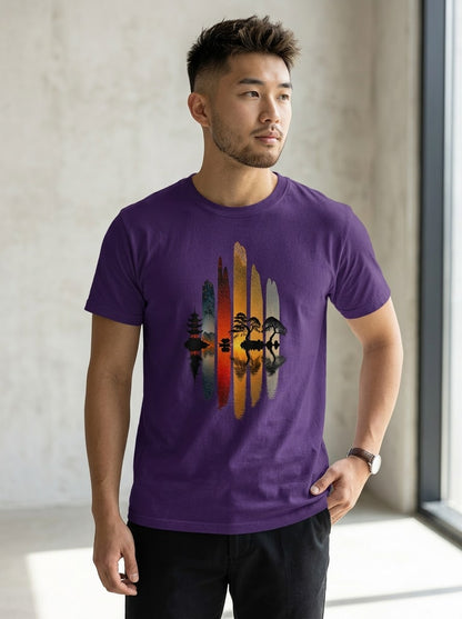 Vibe-Focused: Soul & Mindset Nature Reflection Tee by AuraReiment