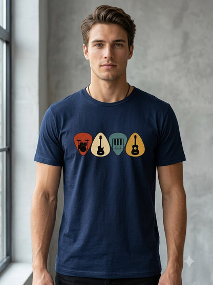 Music & Rhythm: Musical Picks Graphic Unisex Tee by AuraReiment