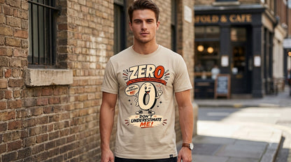 "ZERO – Don't Underestimate Me!" Graphic Classic Crew Tee by AuraReiment