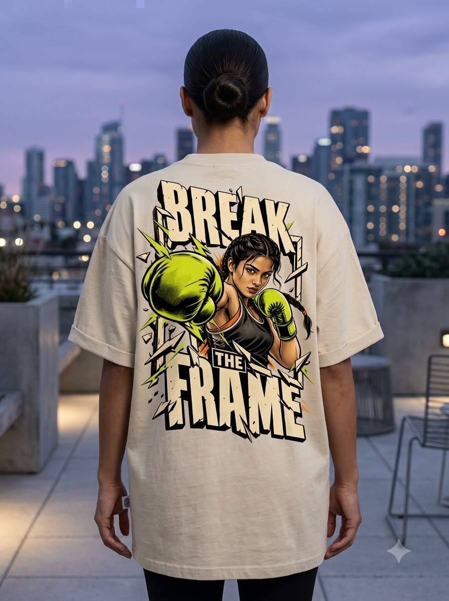 "Break The Frame" Oversized Graphic Tee