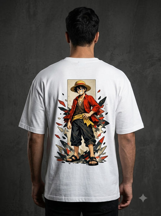 Anime-Inspired Graphic Oversized Tee by AuraReiment