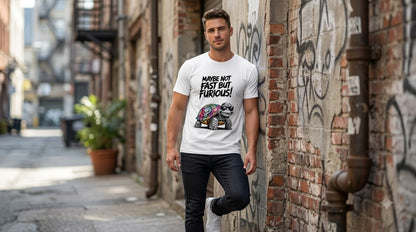 "Maybe Not Fast But Furious" Classic Crew Tee by AuraReiment
