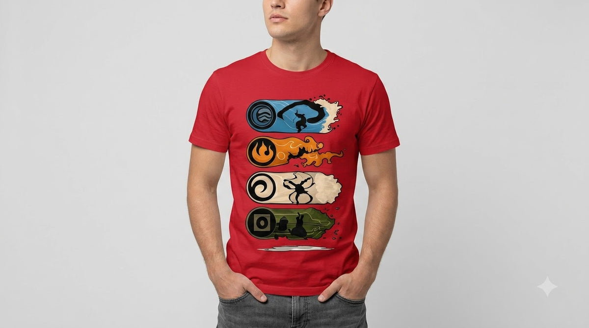 Four Elements Classic Crew Tee by AuraReiment