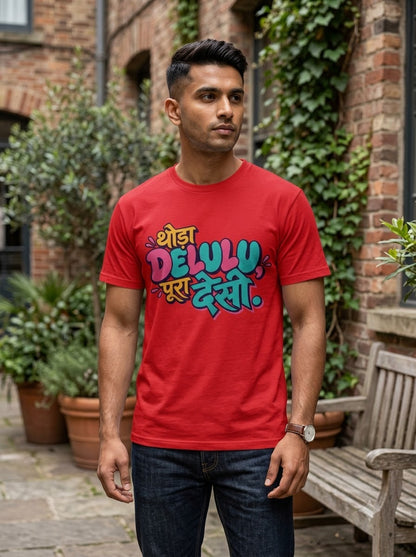 Thoda Delulu Pura Desi Graphic Tee