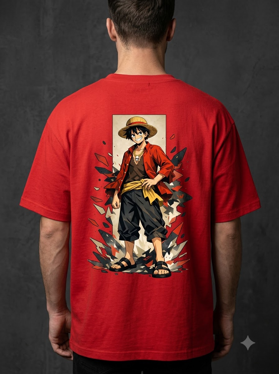 Anime-Inspired Graphic Oversized Tee by AuraReiment