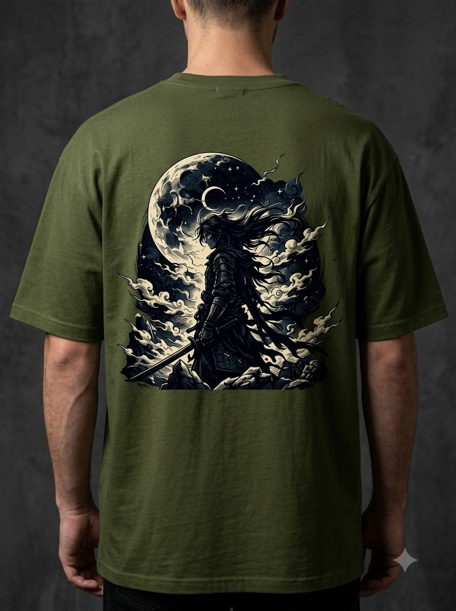 Shadow Monarch Anime Graphic Oversized Tee