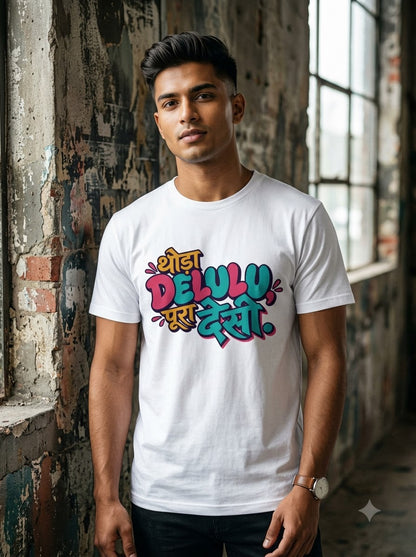 Thoda Delulu Pura Desi Graphic Tee