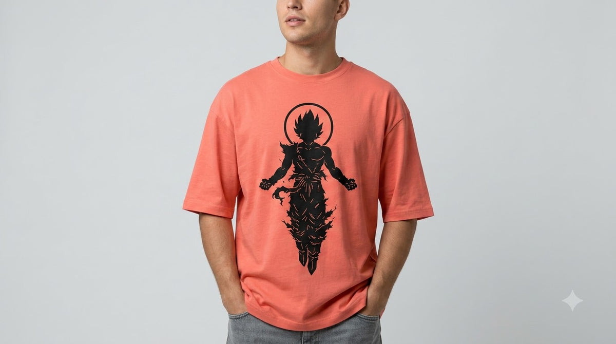Shadow Graphic Heavyweight Oversized Tee by AuraReiment