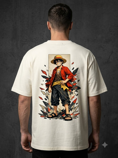 Anime-Inspired Graphic Oversized Tee by AuraReiment