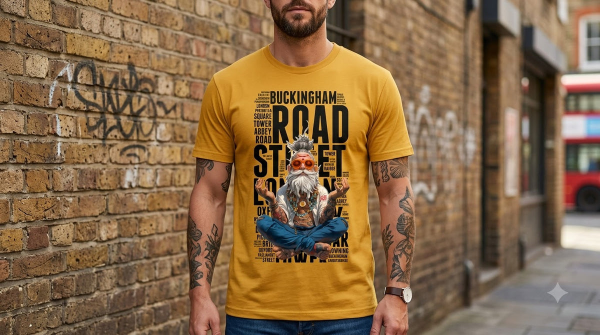 Buckingham Road Street Graphic Classic Crew Tee by AuraReiment