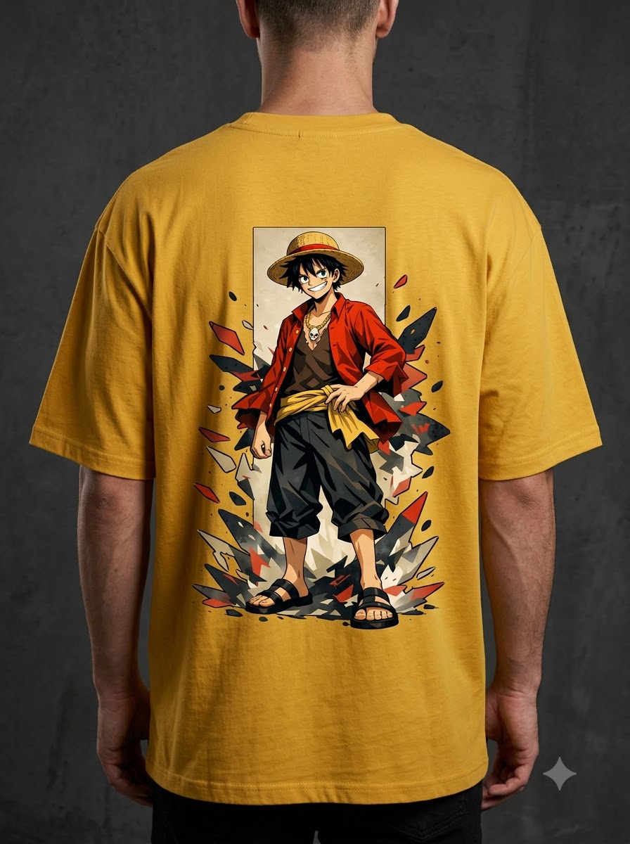 Anime-Inspired Graphic Oversized Tee by AuraReiment