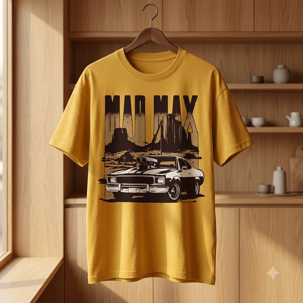 "Mad Max" Desert Racer Oversized Graphic Tee