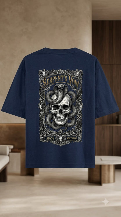 Serpent Crest Heavyweight Graphic Tee by AuraReiment