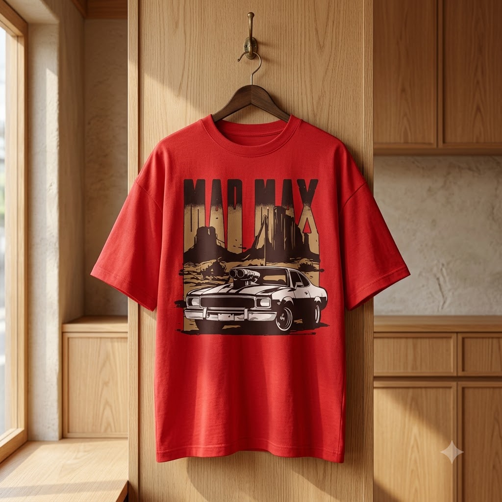 "Mad Max" Desert Racer Oversized Graphic Tee